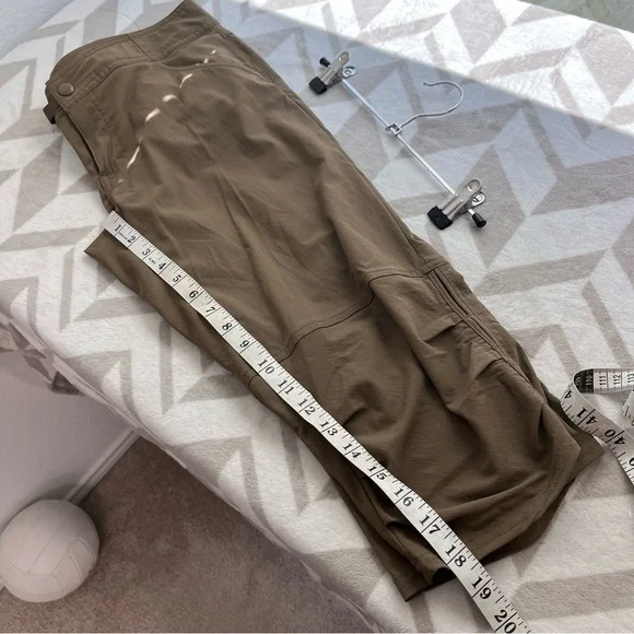 prAna Jasmine Knicker Women's Green Capri Pant size 8 Performance Pant‎ - Picture 9 of 9